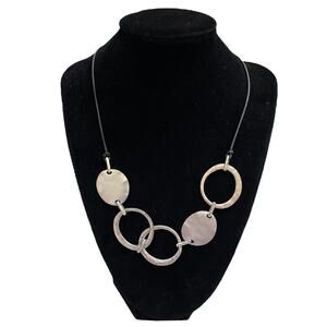 KENNETH COLE Signed 18" SILVER Toned Necklace